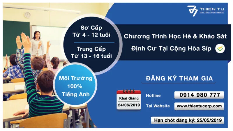 Chương Trình Học Hè tại Cộng Hòa Síp