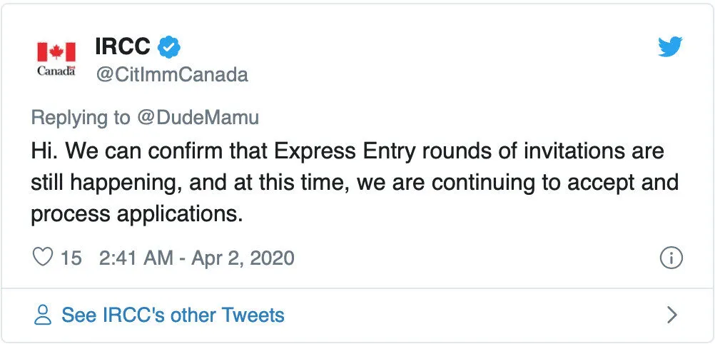 Express Entry Quý I Năm 2020: Đợt Bốc Thăm “Khủng” Trong Dịch Coronavirus