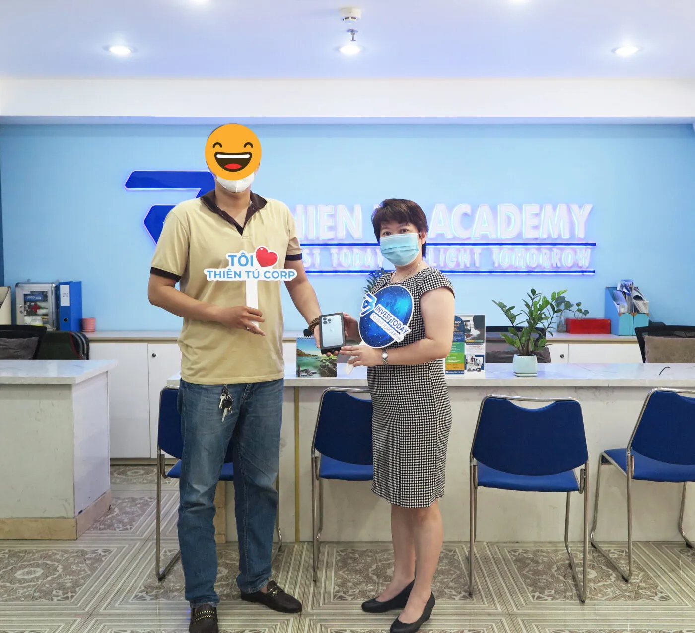 Tiền lệ khách hàng nhận giải thưởng từ công ty Thiên Tú